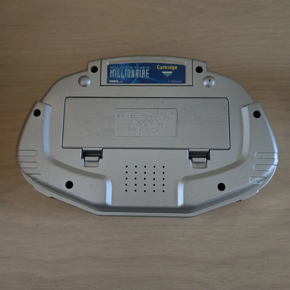 Vtg Who Wants To Be A Millionaire Handheld Electronic LCD Tiger Game Tested Work